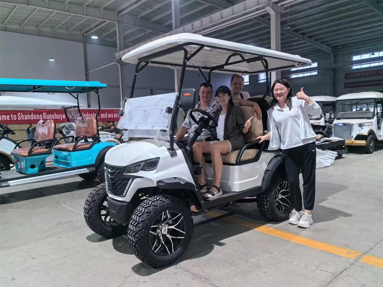 电动巡逻观光车出口产品