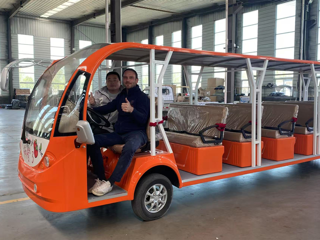 电动巡逻观光车出口产品