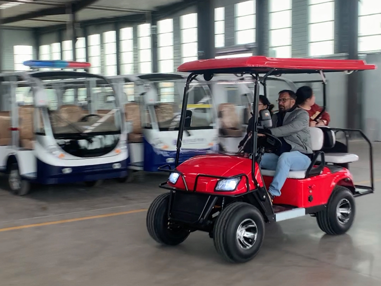 电动训练观光车高尔夫球车出口产品