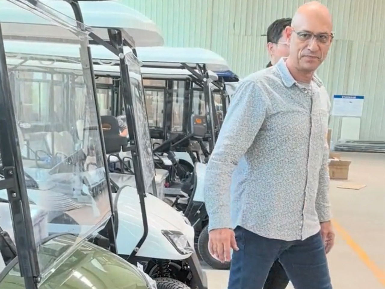 电动训练观光车高尔夫球车出口产品