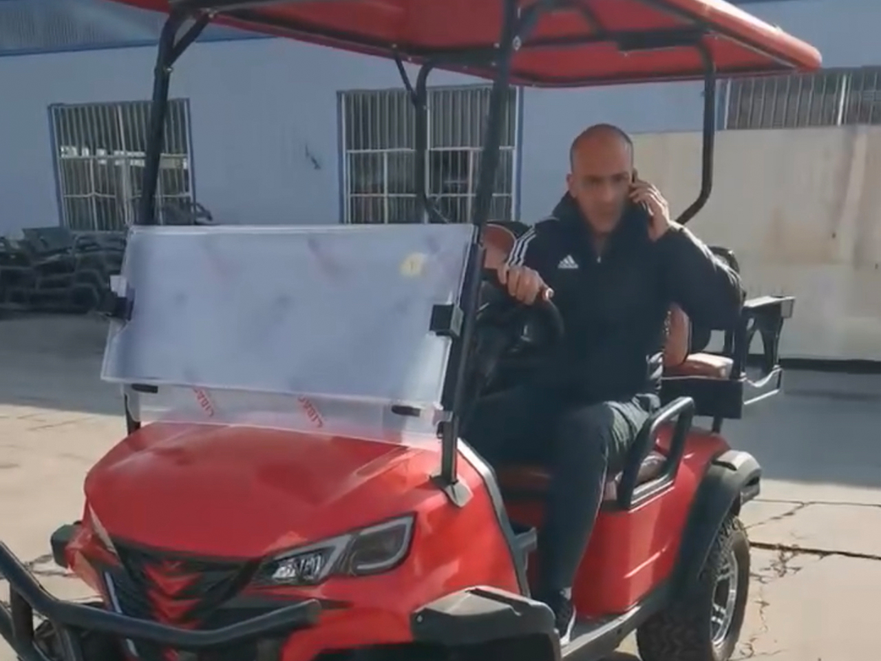 电动训练观光车高尔夫球车出口产品