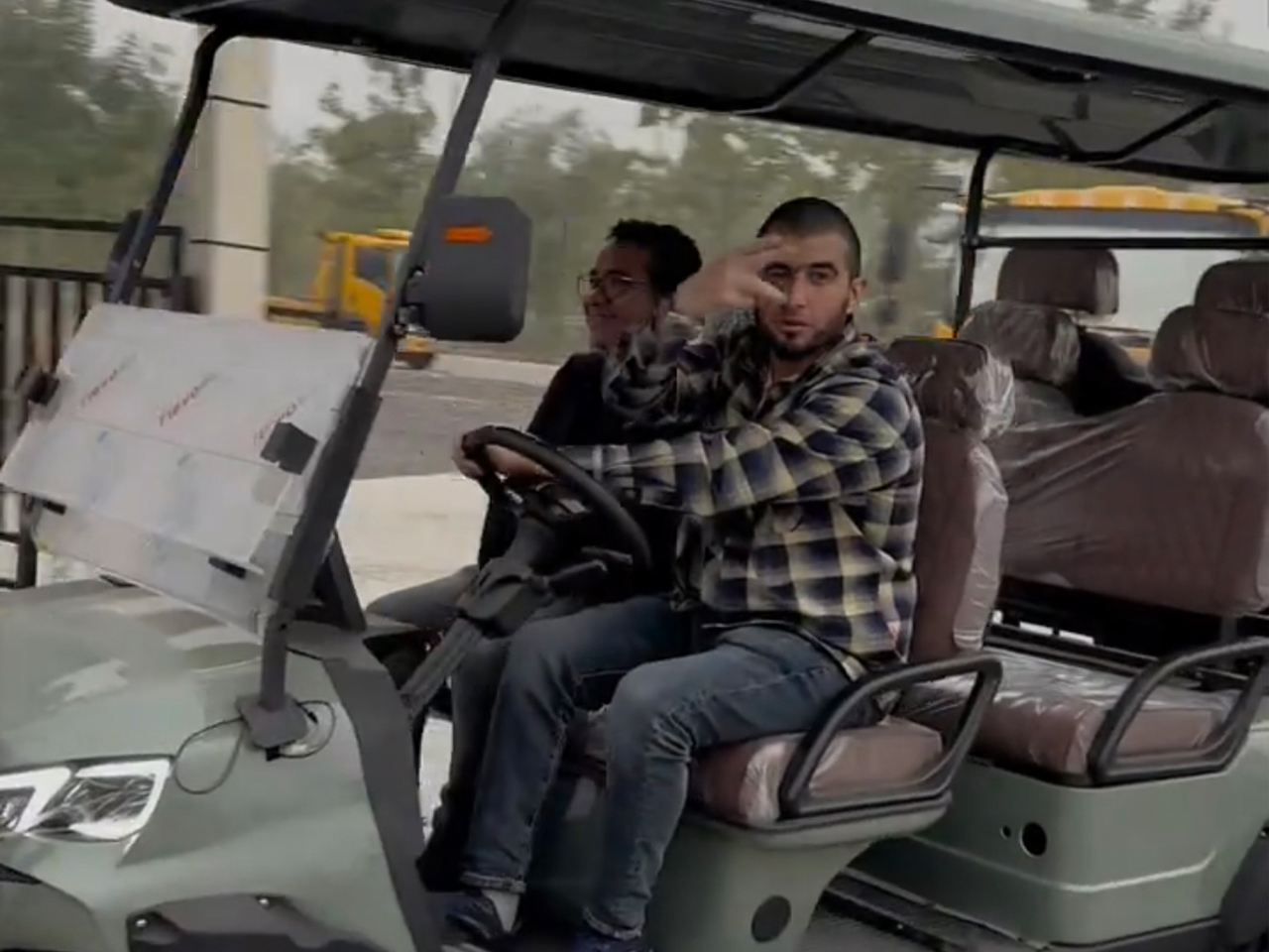 电动训练观光车高尔夫球车出口产品